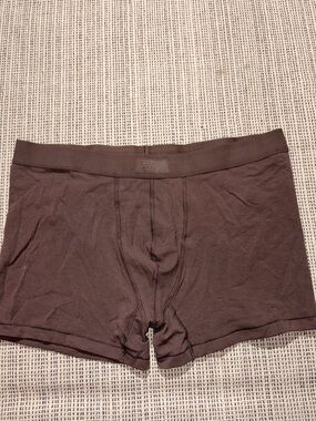 SKIMS Men's 3" Boxer Brief Size 2X In Brown